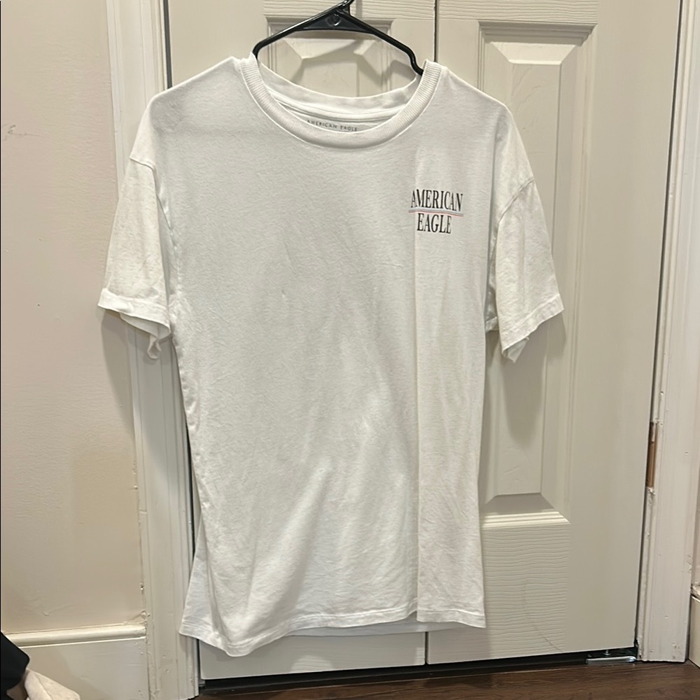American Eagle Outfitters White Oversized Men's Shirt